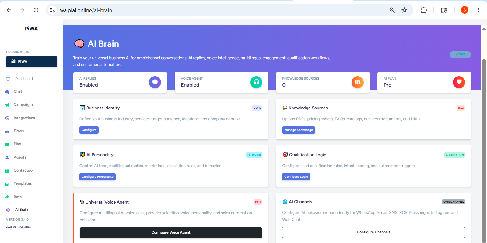 PIWA AI Workflow